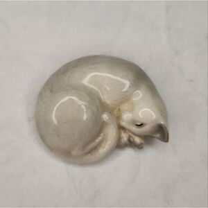 Miniature sleeping cat